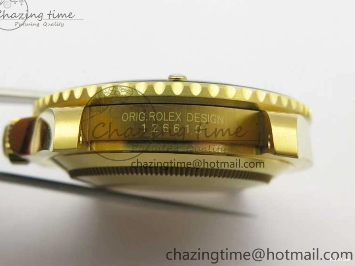 MiroTime 1223 Unisex Submariner 41mm 126618 LB YG EWF Blue Dial on YG Bracelet A 2615